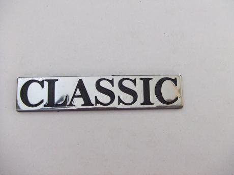 Classic auto logo onbekend